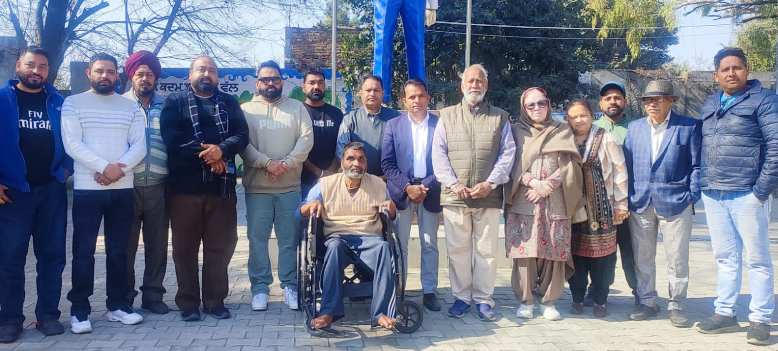 Shaheed Bhagat Singh Charitable Trust with the support of Raju Brothers UK presented wheelchair to the needy